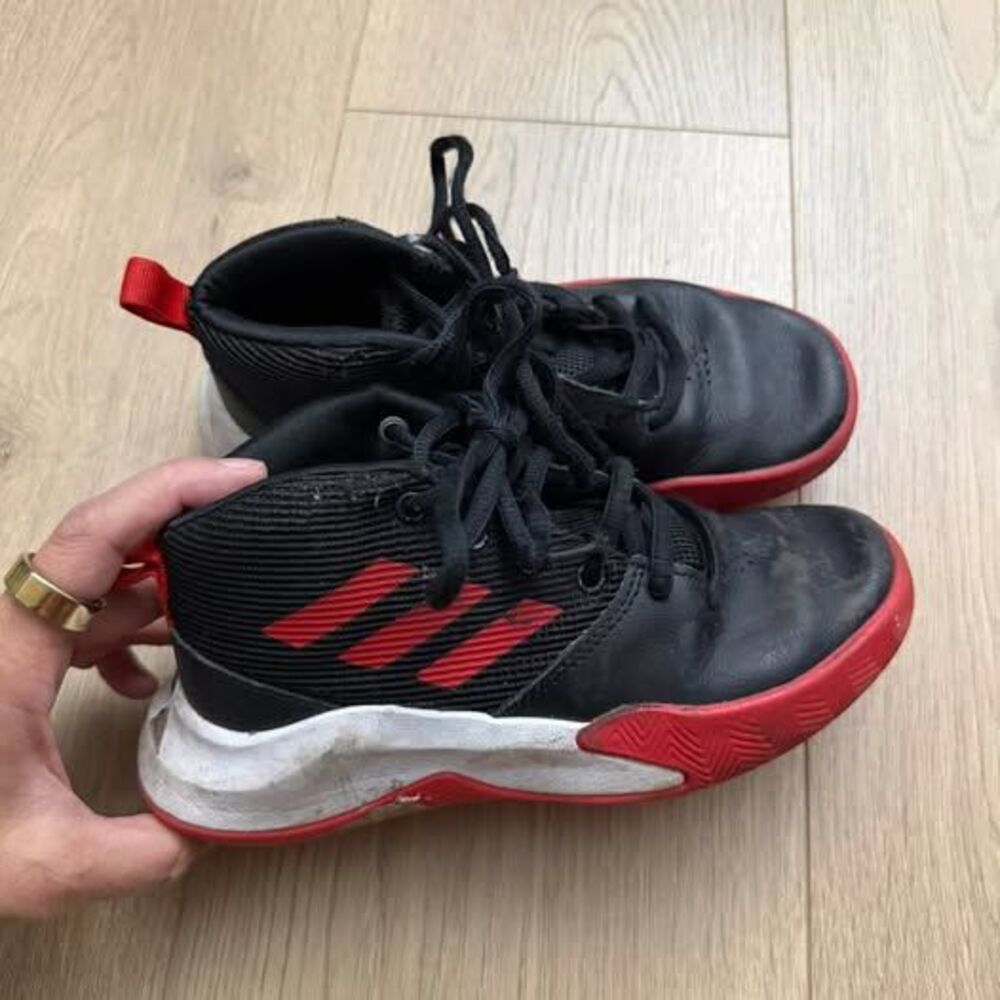 Adidas OwnTheGame 13K Black/Red Basketball Shoes